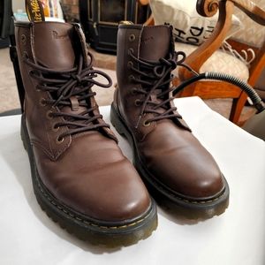 DR. MARTENS 1460 Bex Mens Boots Dark Brown Leather Classic Combat Size 13